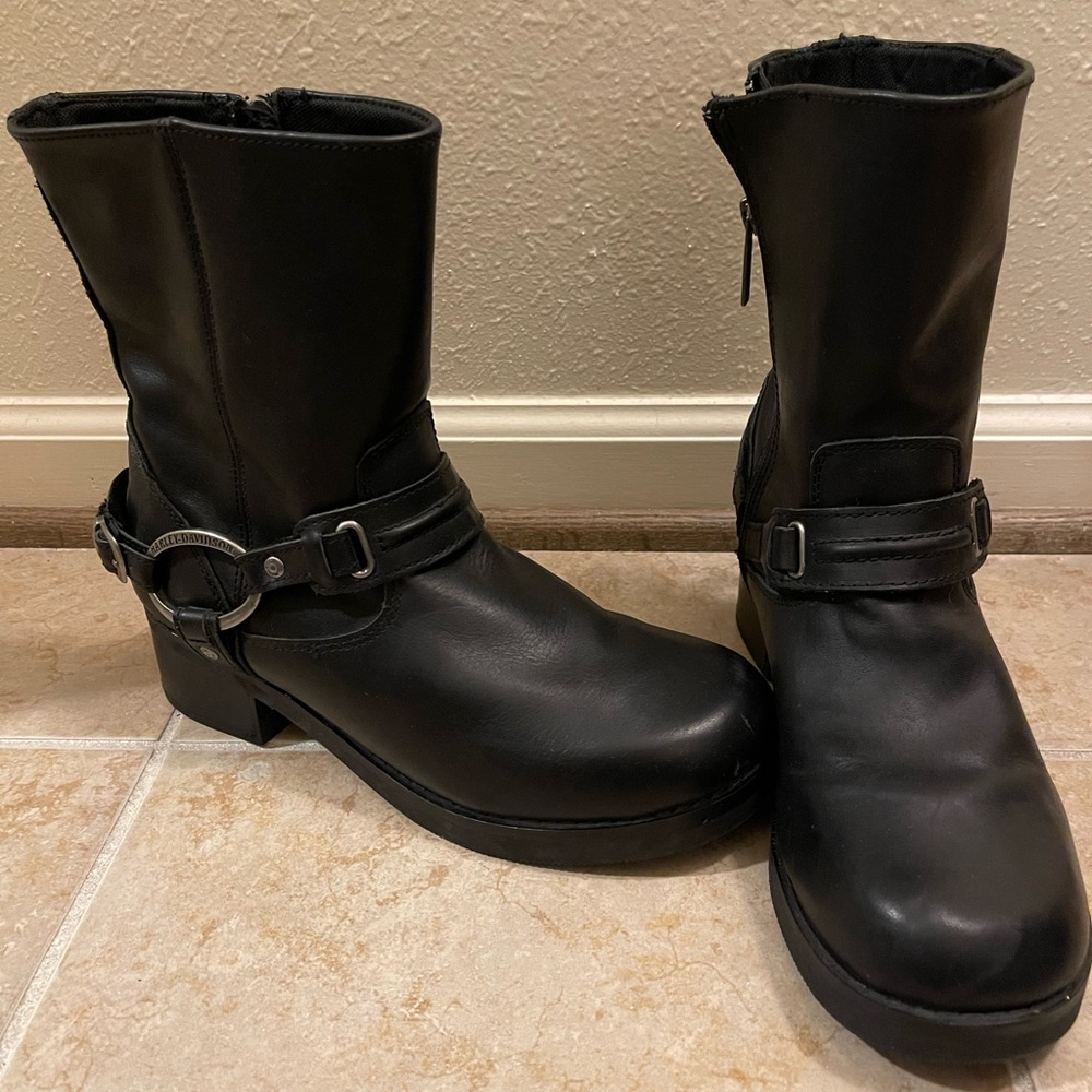 Harley Davidson Christa Boots Size 10 EUC